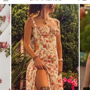 NWT : Commense Floral Midi Sundress